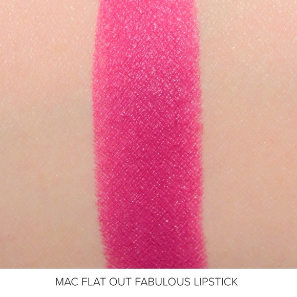 MAC Cosmetics Lipstick *FLAT OUT FABULOUS* Dark fuchsia - Picture 8 of 8
